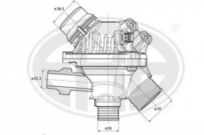 WILMINK GROUP wg1492969 -  Термостат, охлаждающая жидкость